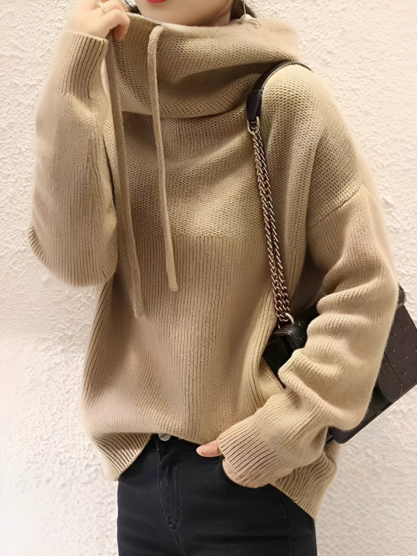 Pull Col Roulé Femme Doux et Élégant