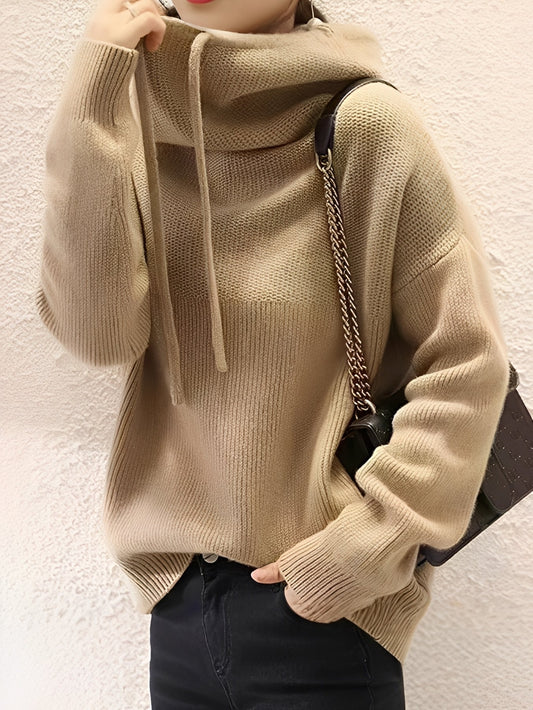 Pull Col Roulé Femme Doux et Élégant