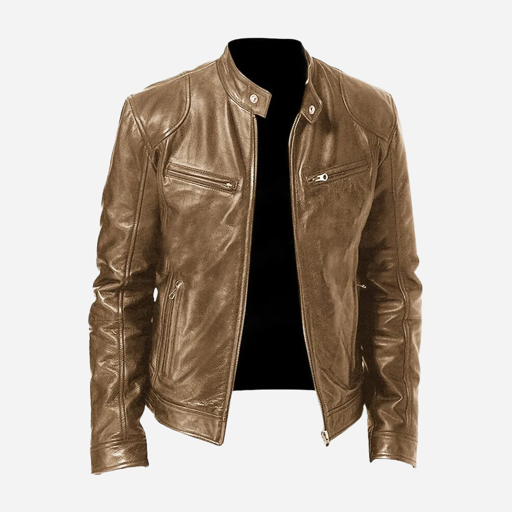 Veste Homme Cuir Style Biker | Look Urbain et Masculin