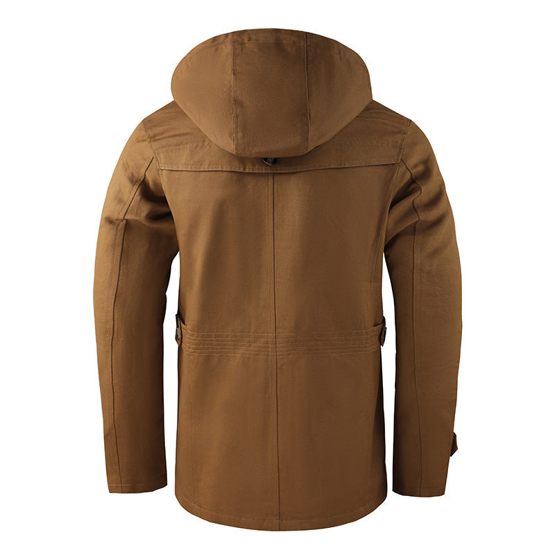 Parka Homme Imperméable avec Capuche | Style Urbain et Protection Tous Temps