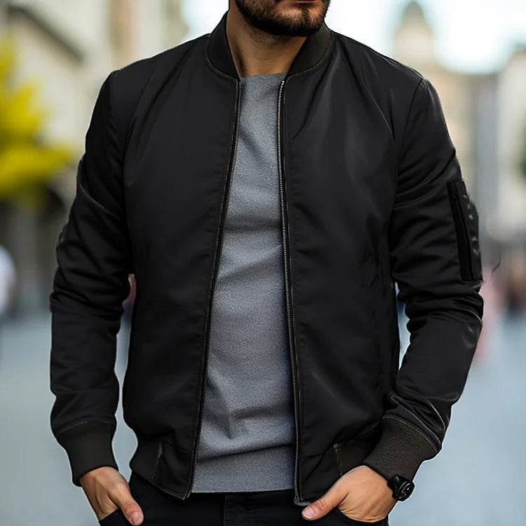 Vance | Bomber Homme Classique Zippé Élégant