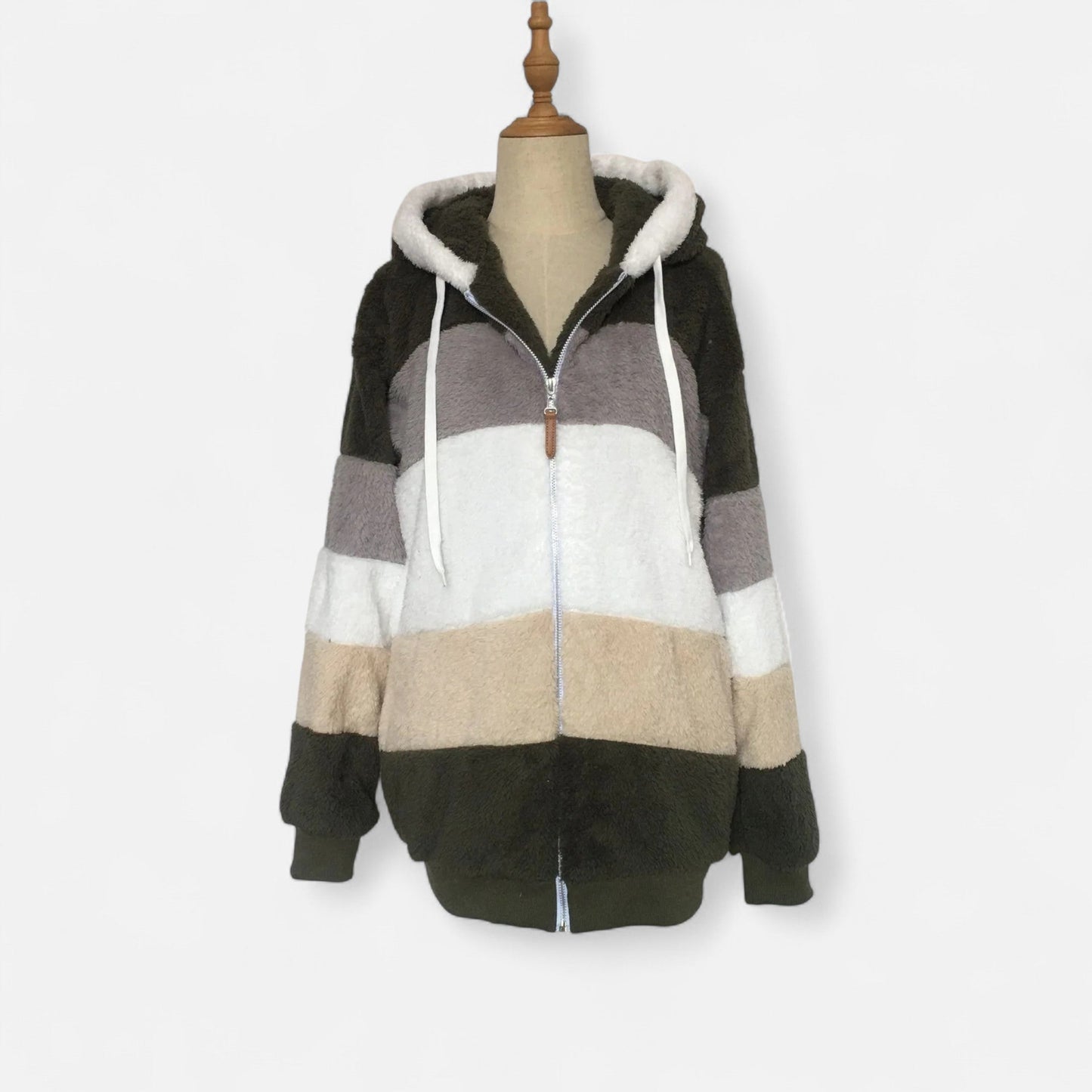 Oversized Hooded Jacket Femme | Veste Chaude Automne Hiver | Élégance Décontractée & Confort Douillet