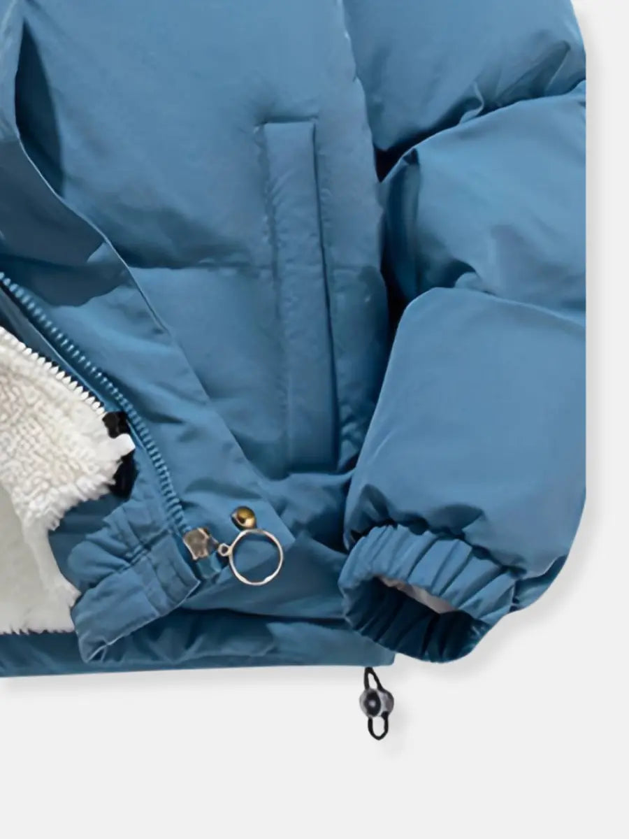 Veste Hiver Femme Matelassée à Capuche