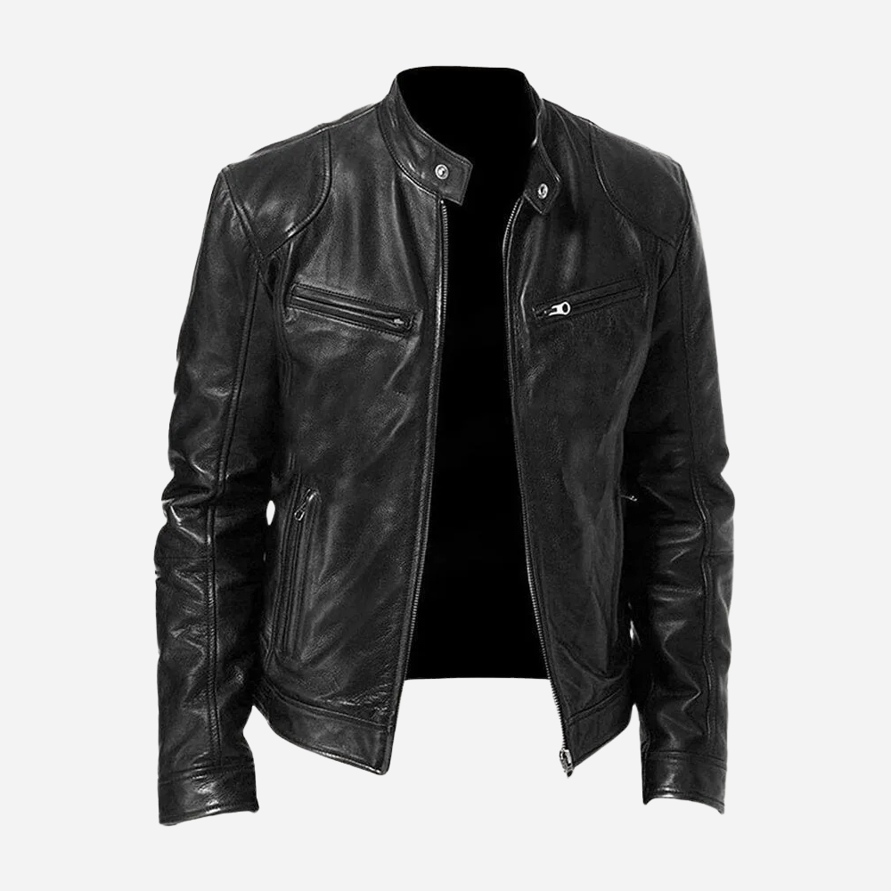 Veste Homme Cuir Style Biker | Look Urbain et Masculin