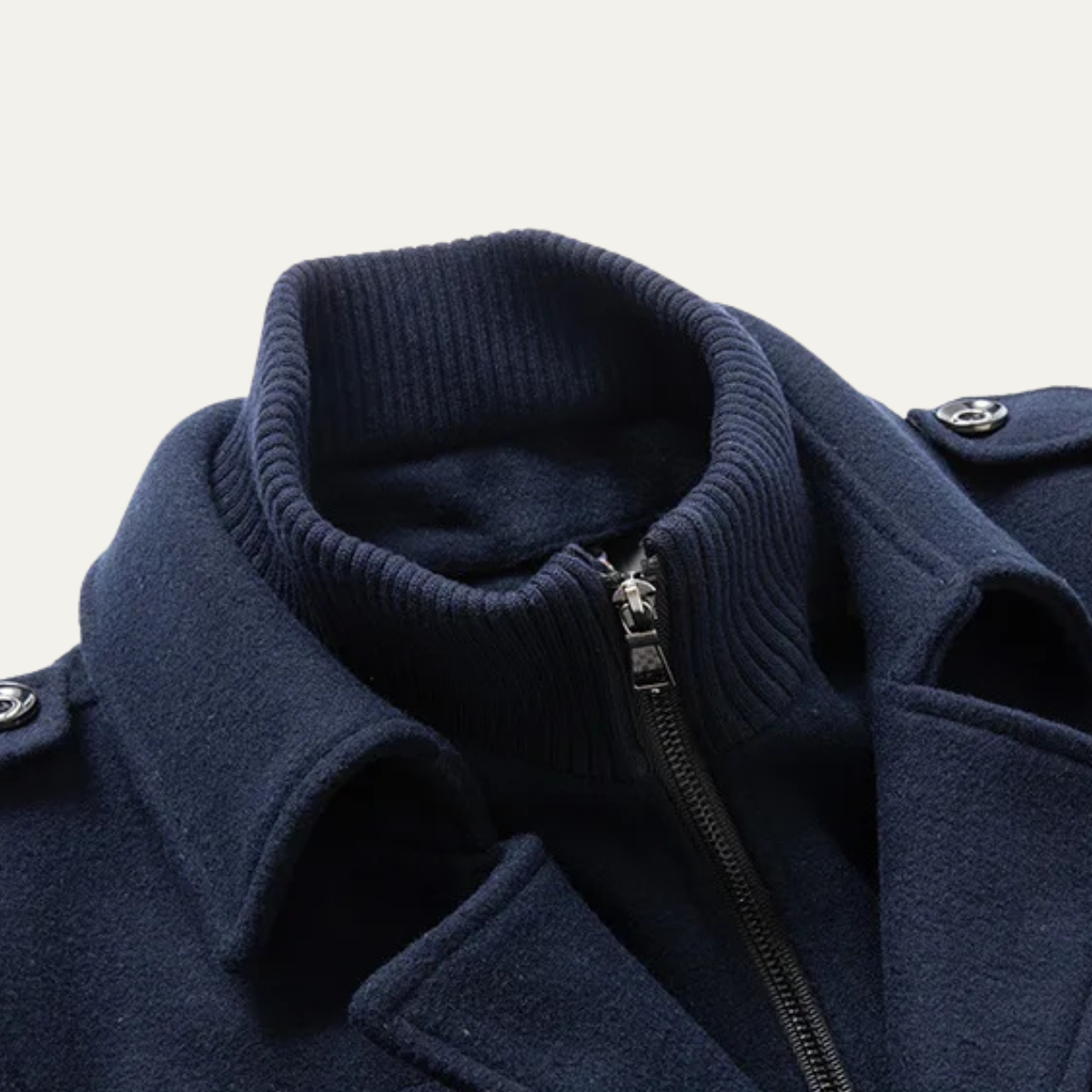 Trench Manteau en Laine pour Homme | Élégant et Chaud