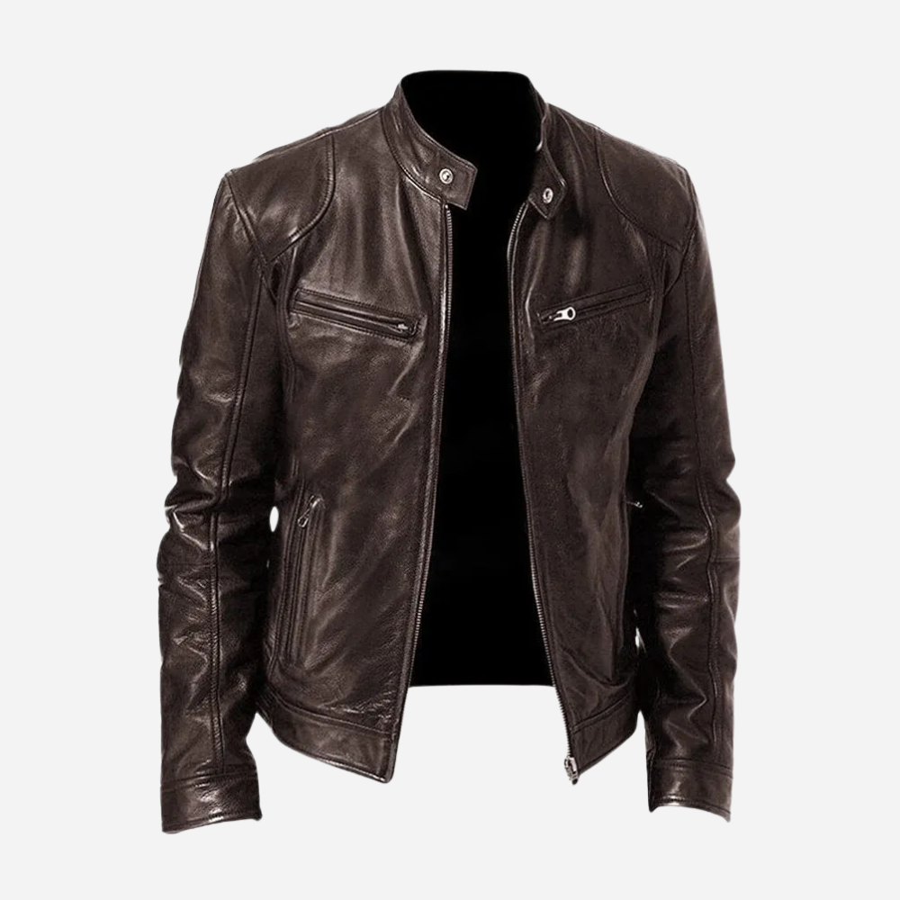 Veste Homme Cuir Style Biker | Look Urbain et Masculin