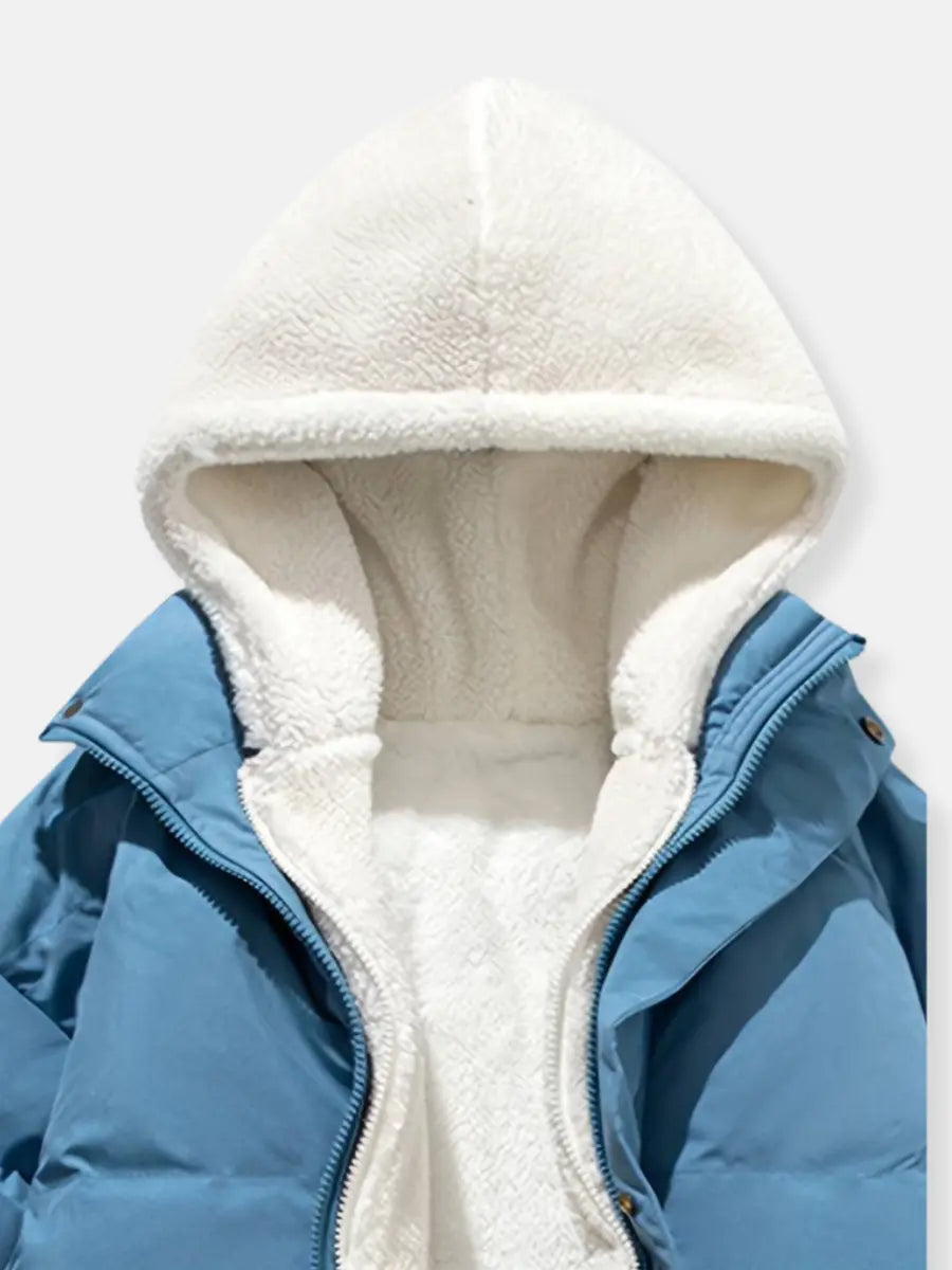 Veste Hiver Femme Matelassée à Capuche