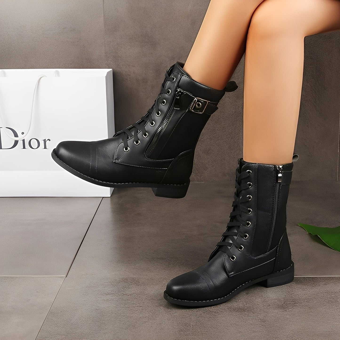 Bottines Femme Modernes à Fermeture Latérale | Confort & Style Chic