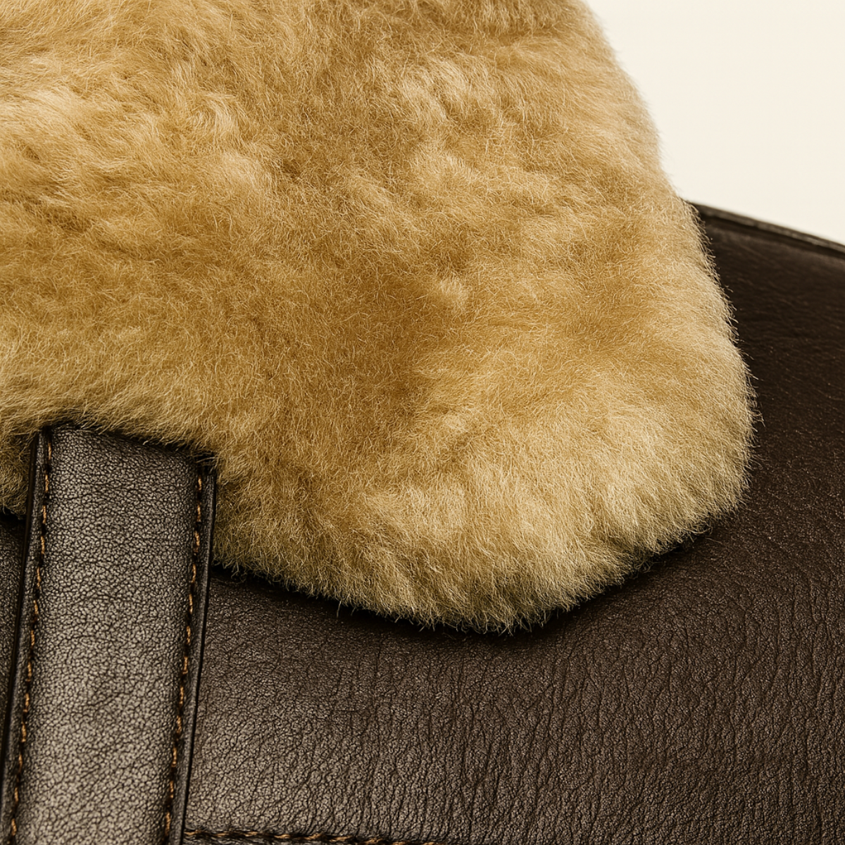 Veste Aviator Homme – Cuir Synthétique et Doublure Chaude