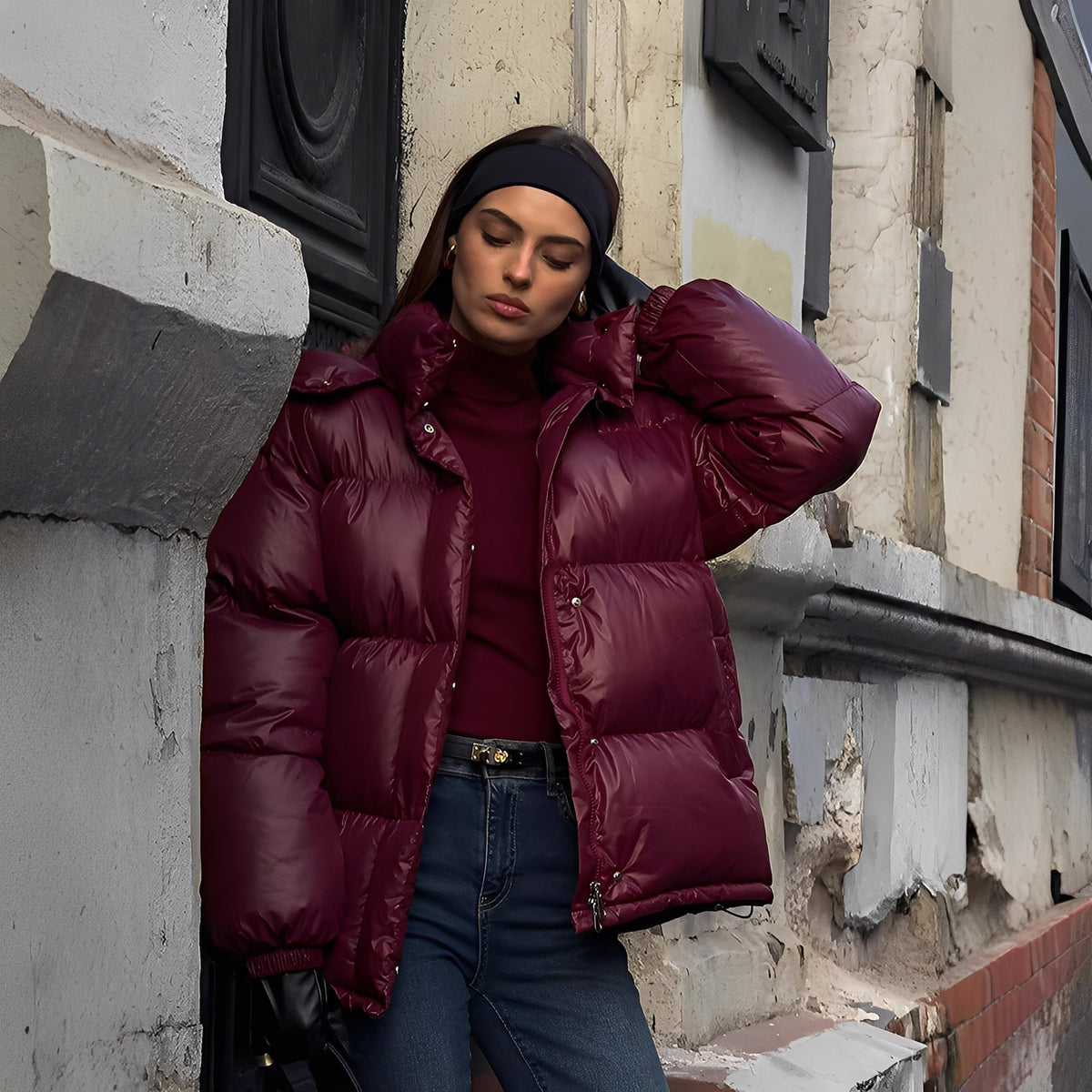 Doudoune Femme Isolée avec Capuche Amovible | Chaud, Pratique et Stylé