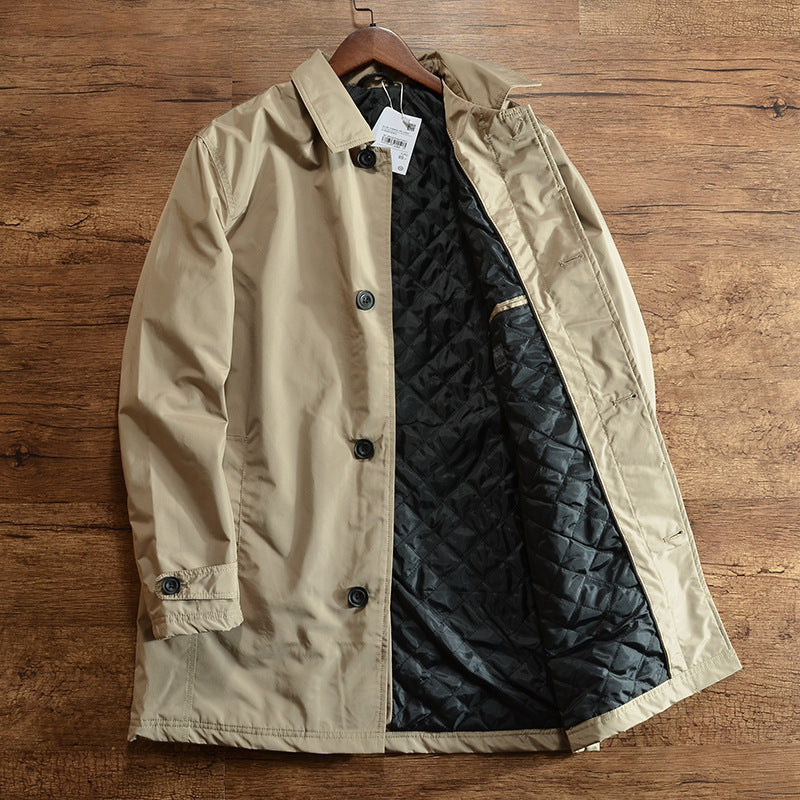 Manteau Matelassé Homme | Résistant à la Pluie et au Vent