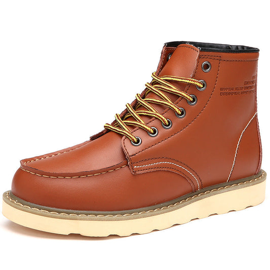 Bottes Homme Rétro en Fausse Fourrure | Chaudes et Élégantes pour l’Hiver