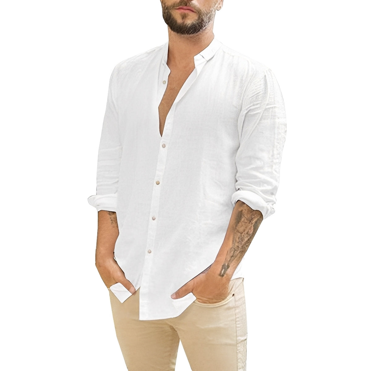 Chemise Homme Classique – Style Épuré et Confort Léger