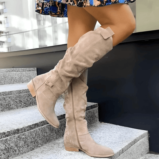 Bottes Femme Classiques à Tige Large | Élégance Intemporelle et Confort Moderne