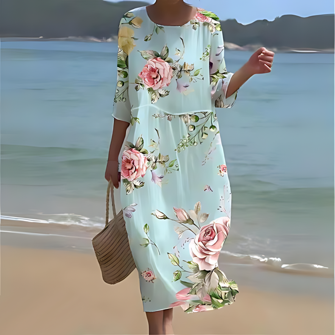 Robe Midi Élégante pour Femme – Style Intemporel & Élégance Moderne