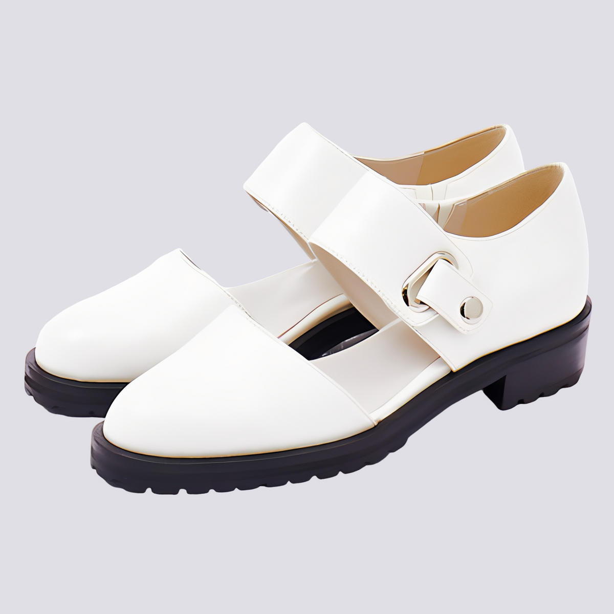 Chaussures Femme Mary Jane avec Boucle – Élégance Intemporelle et Confort Quotidien