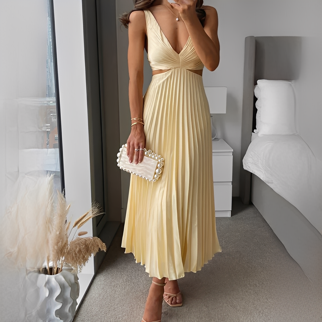 Robe Élégante Ajustée – Grâce & Éclat Naturel