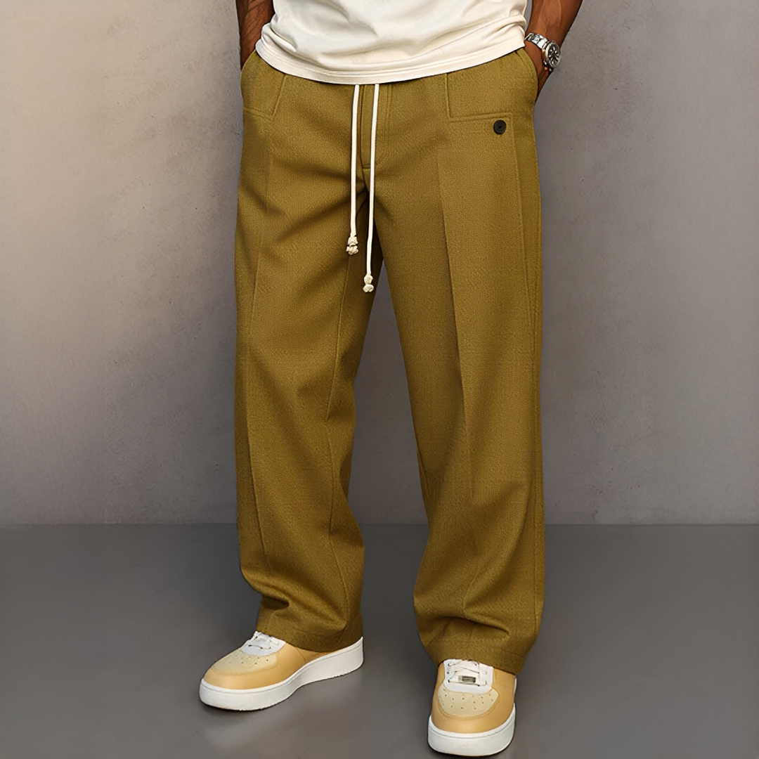 Pantalon Homme avec Cordon de Serrage – Style Moderne et Confort Quotidien
