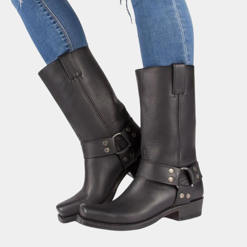 Bottes Cowboy Femme en Cuir | Style Classique et Confort Élégant