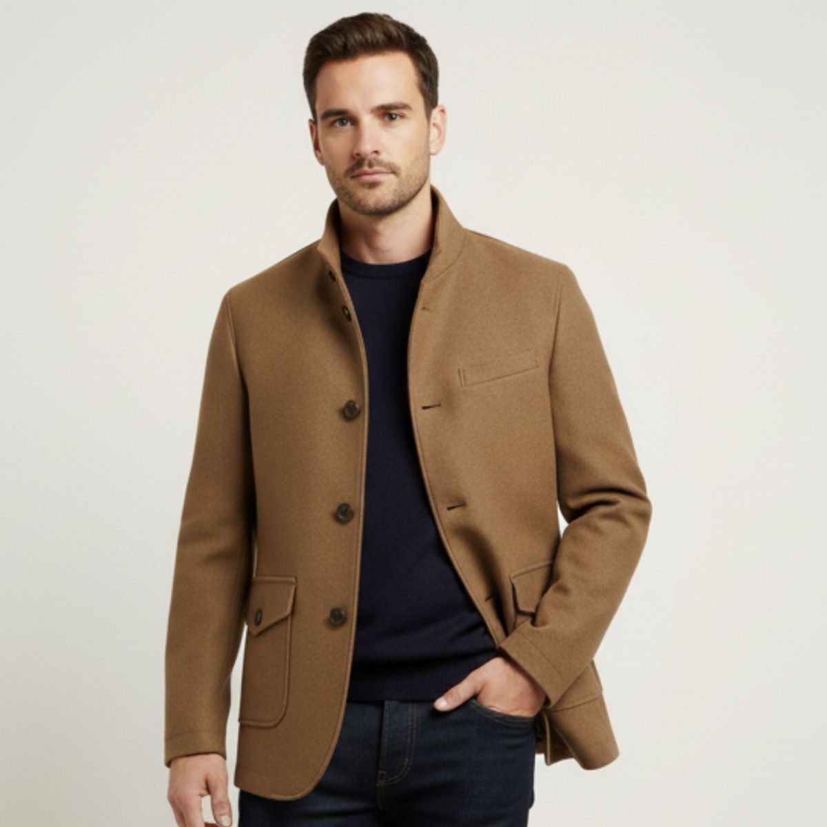 Manteau en Laine Homme | Élégant et Confortable