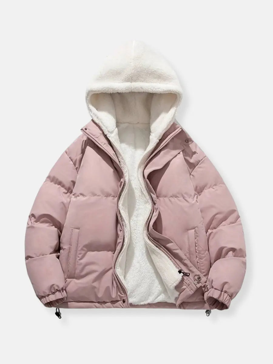 Veste Hiver Femme Matelassée à Capuche