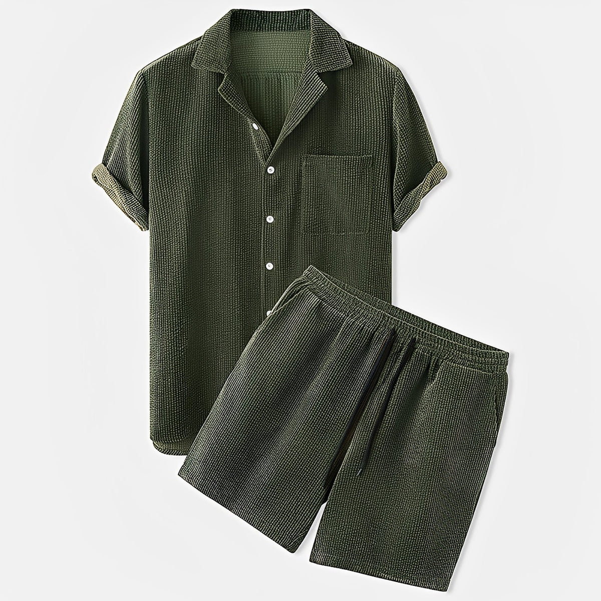 Ensemble Homme en Velours Côtelé – Style Moderne et Confort Doux