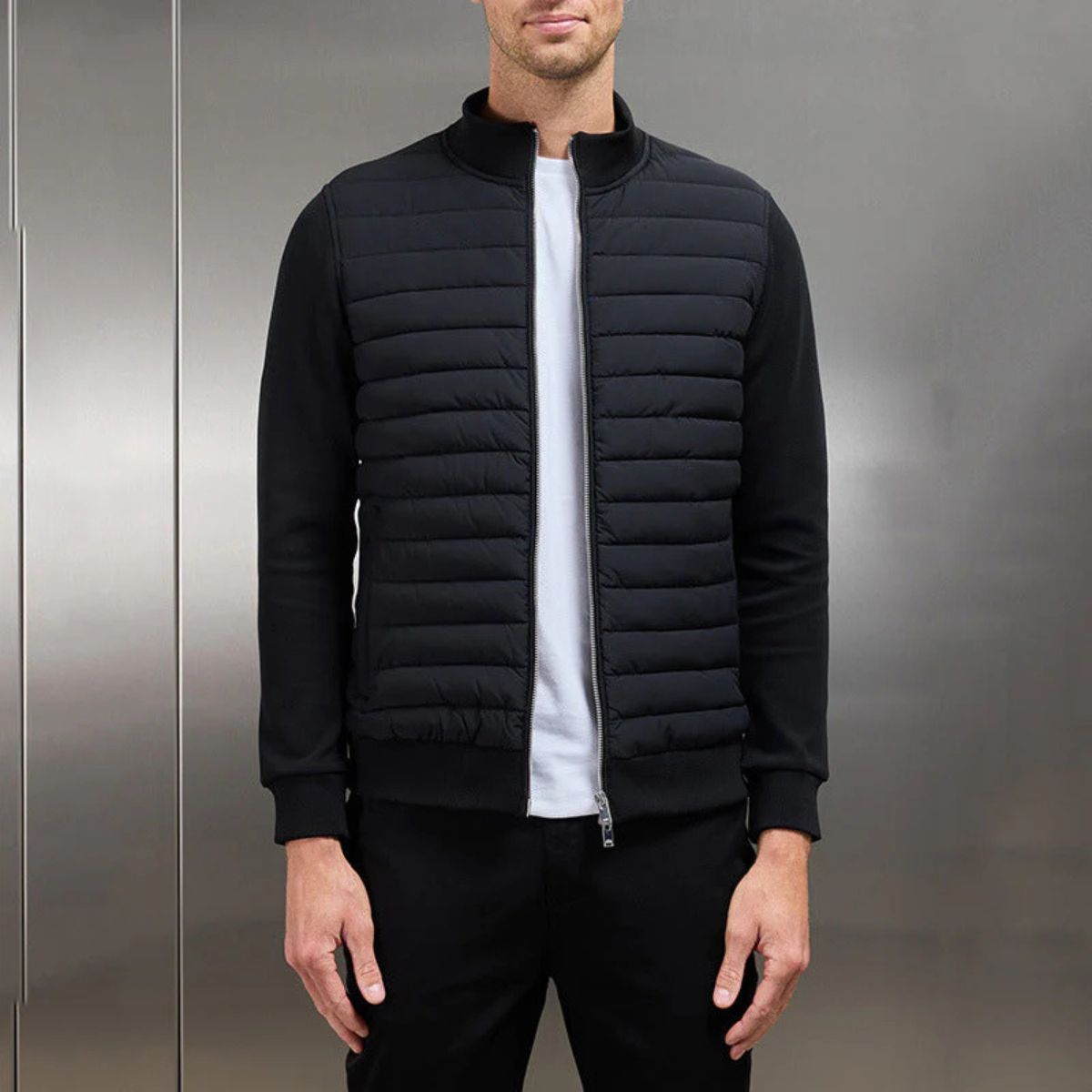 Manteau Homme Matelassé Léger | Élégance Moderne et Chaleur Confortable
