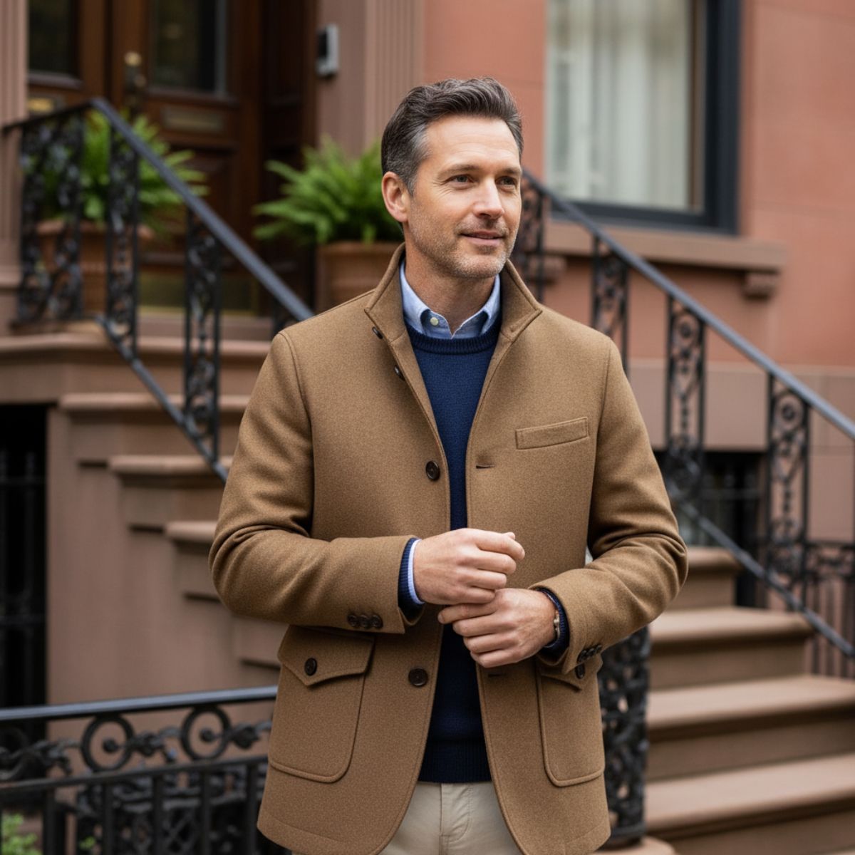 Manteau en Laine Homme | Élégant et Confortable