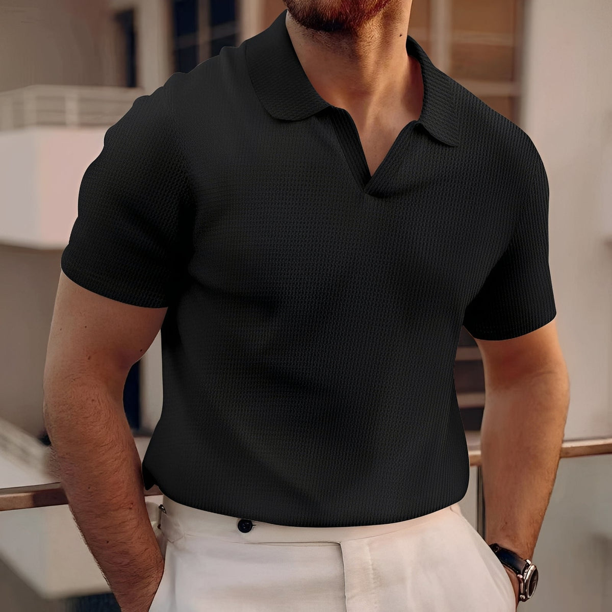 Polo Léger pour Homme – Confort Respirant & Style Décontracté