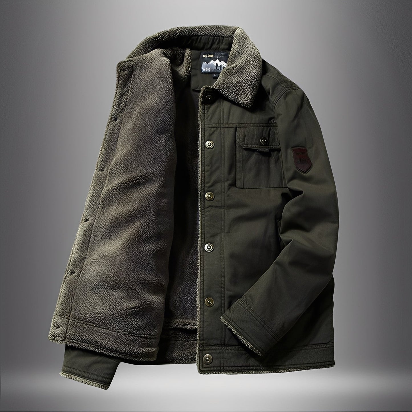 Veste Homme Moderne avec Fleece | Chaude, Robuste et Polyvalente