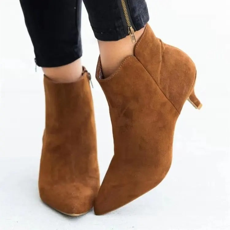 Antoinette | Bottines à Talons Pointus Élégantes pour Femme