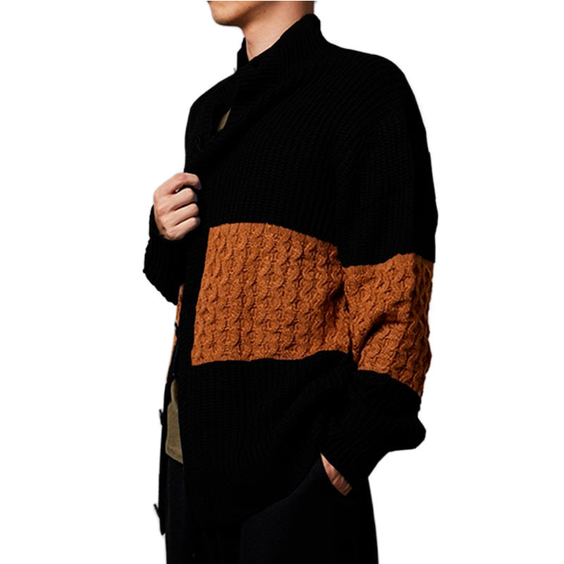 Cardigan Homme Moderne à Motif Structuré | Style et Confort Élégant