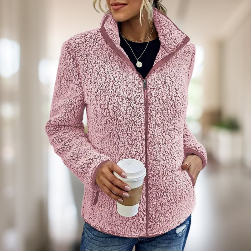 Veste Polaire Zippée Confortable – Chaleur Douce & Style Décontracté