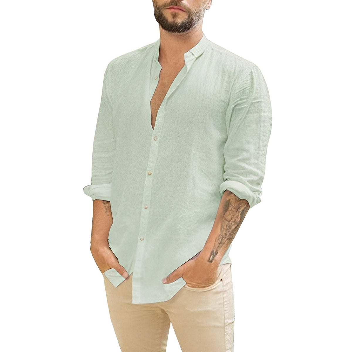 Chemise Homme Classique – Style Épuré et Confort Léger