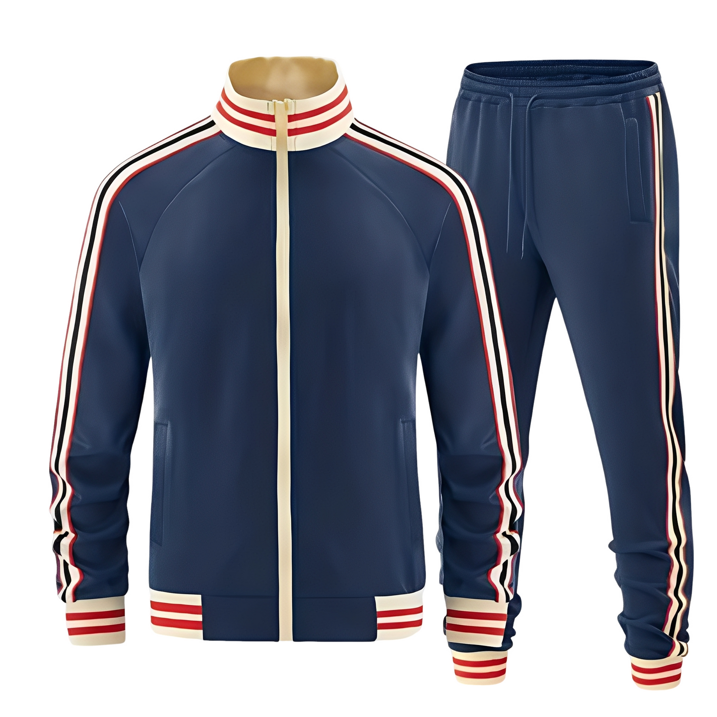 Ensemble Sportif Homme Rayé | Confort et Style Athlétique