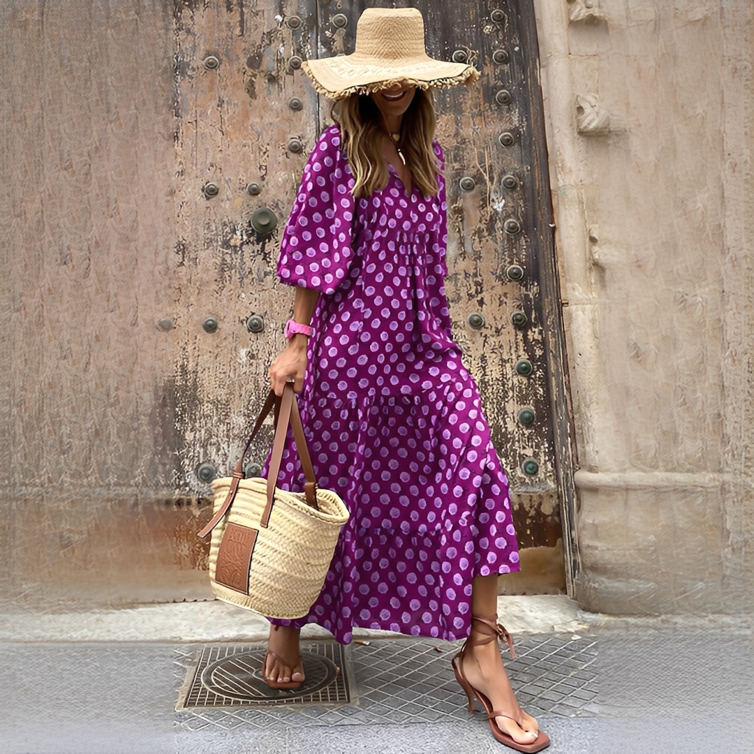 Robe Longue Bohème – Style Boho-Chic & Confort Léger