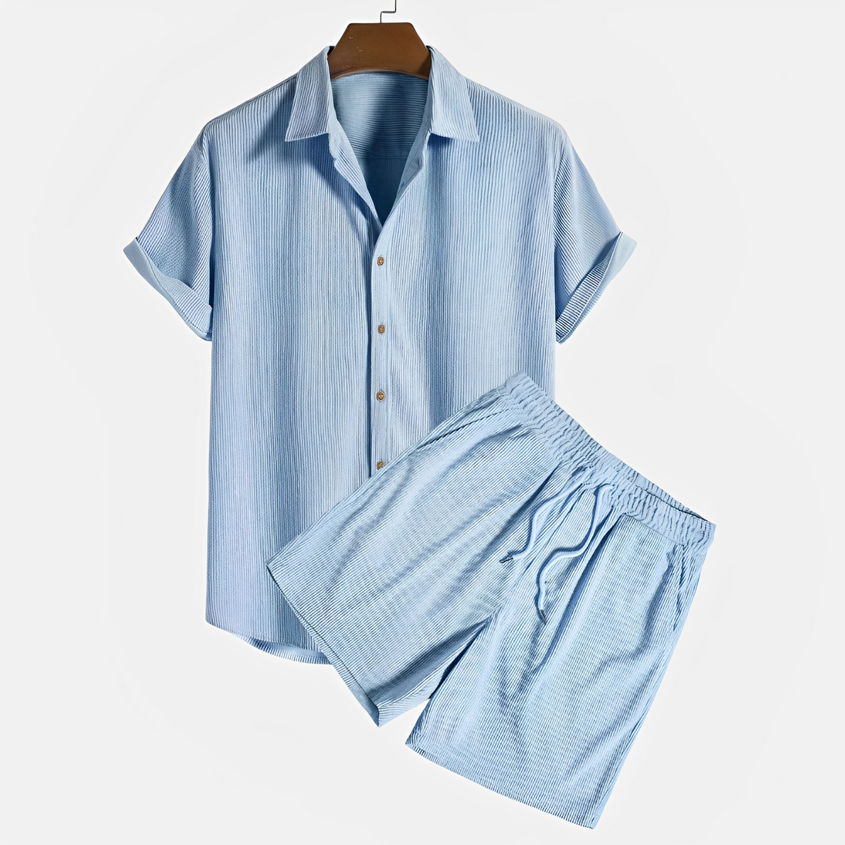 Ensemble Homme en Velours Côtelé – Style Moderne et Confort Doux