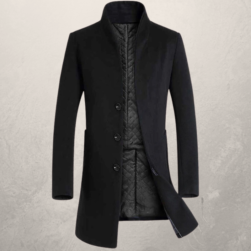 Manteau long élégant pour homme – Chic, Sophistiqué & Polyvalent