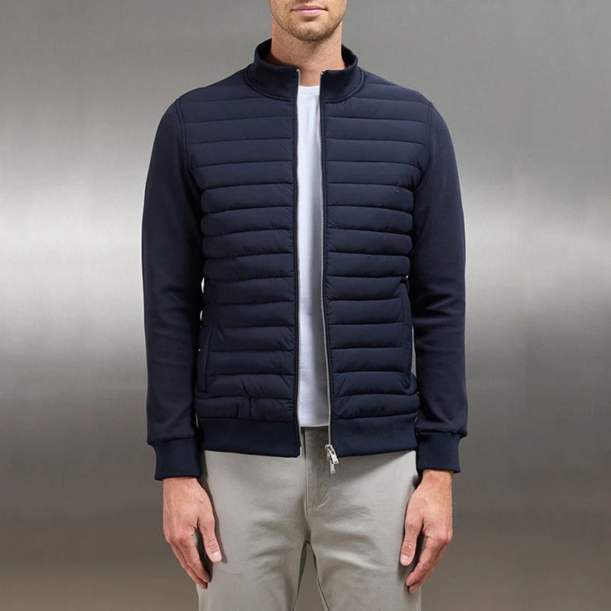 Manteau Homme Matelassé Léger | Élégance Moderne et Chaleur Confortable