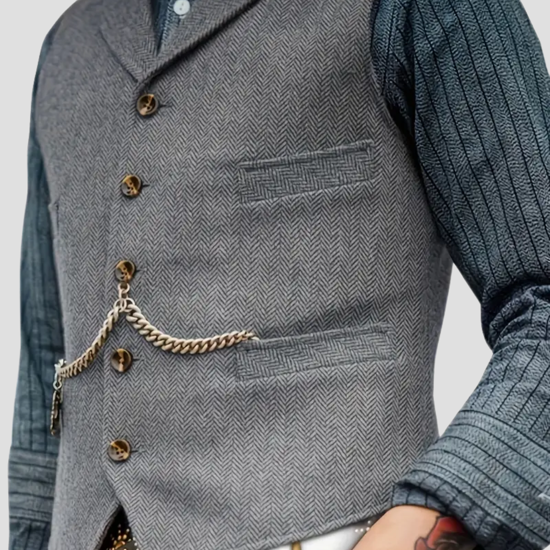 Tailored Wool Vest Homme | Gilet en Laine Classique et Élégant