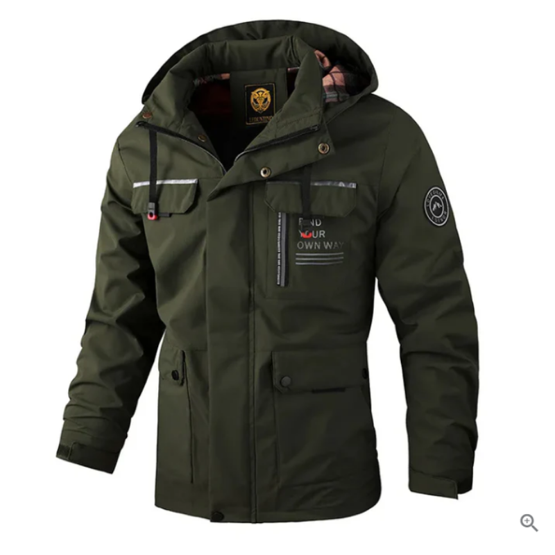 Rowan | Veste Homme Hiver Moderne à Capuche avec Poches