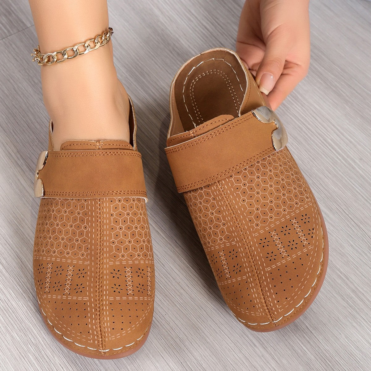 Chaussons Fermés Confort – Style Douillet pour la Maison