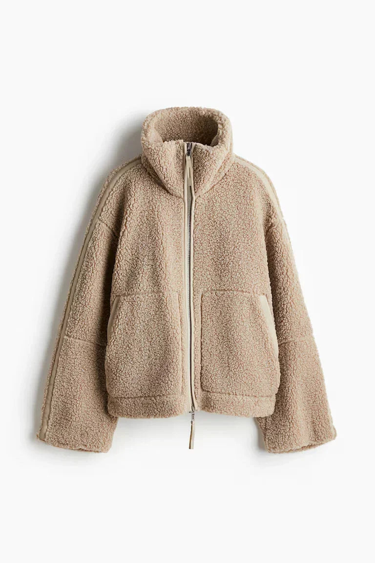 Veste femme beige | Veste légère et polyvalente pour la mi-saison