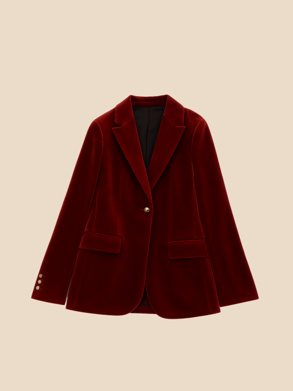 Blazer Femme en Velours | Élégance et Style
