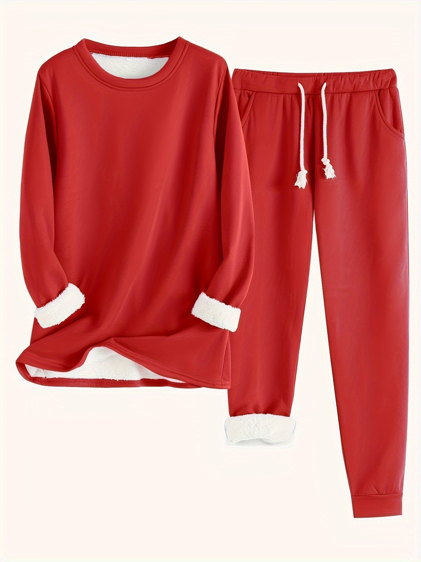 Ensemble Lounge Femme Douillet avec Doublure Fleece