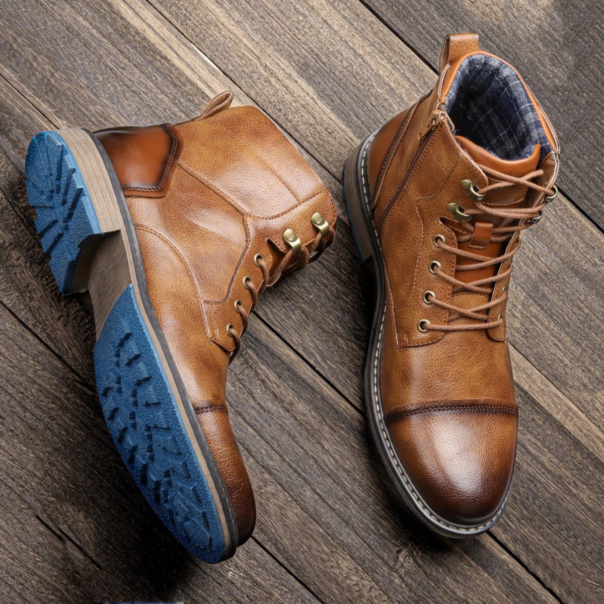Bottines en Cuir Homme Vintage | Confort et Robustesse