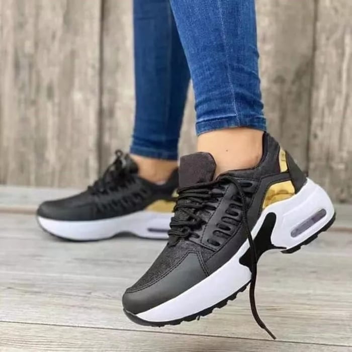 Réjane | Baskets Modernes à Plateforme et Lacets pour Femme