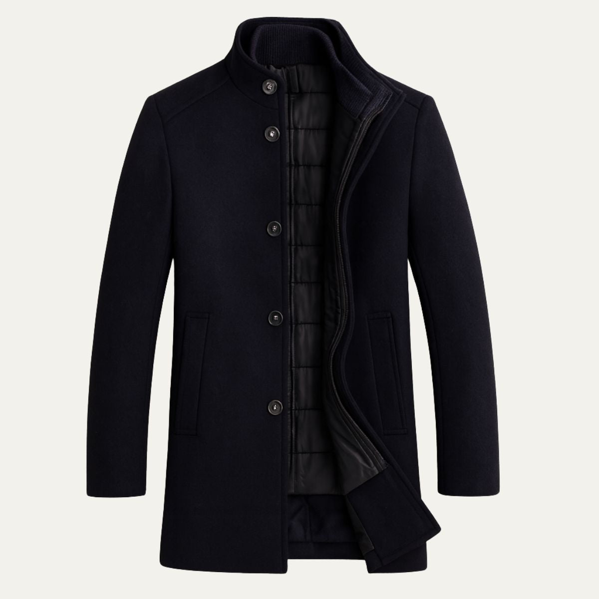 Manteau Homme Laine Classique | Élégance et Chaleur Intemporelle