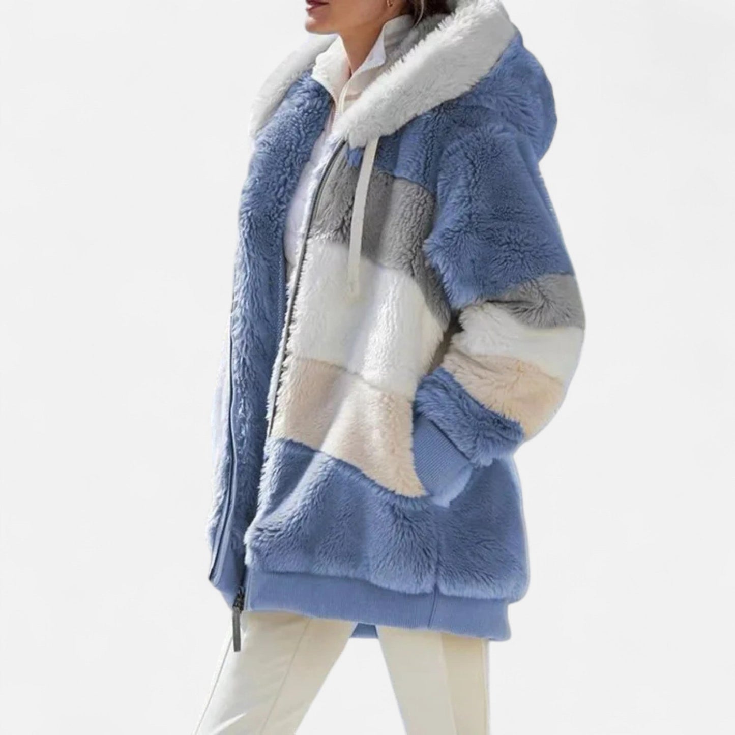 Oversized Hooded Jacket Femme | Veste Chaude Automne Hiver | Élégance Décontractée & Confort Douillet