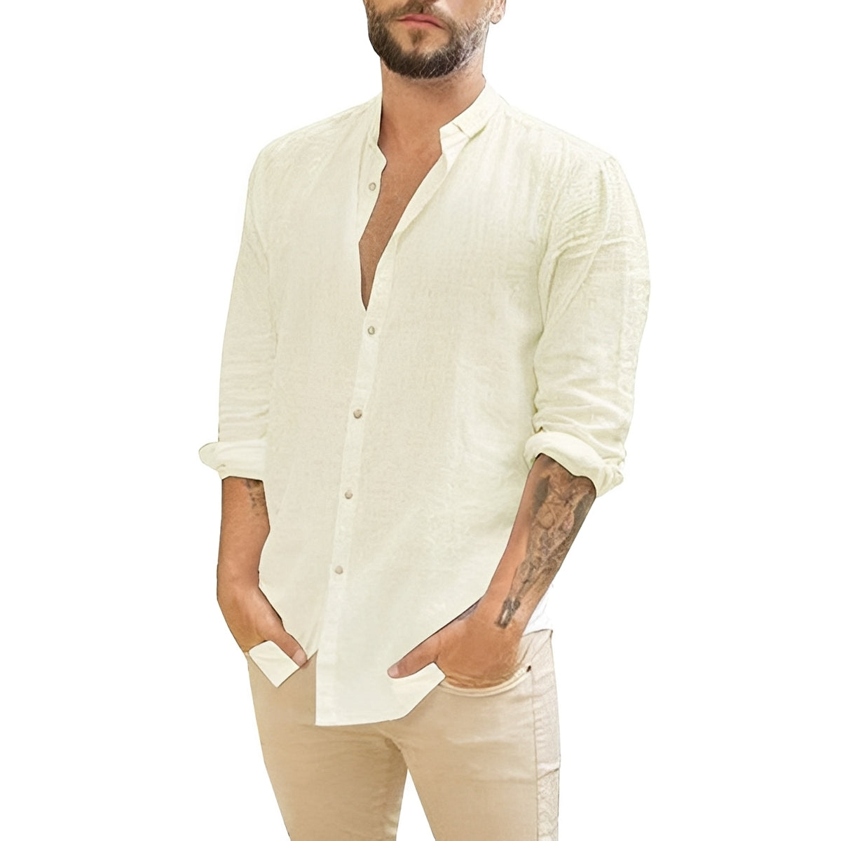 Chemise Homme Classique – Style Épuré et Confort Léger
